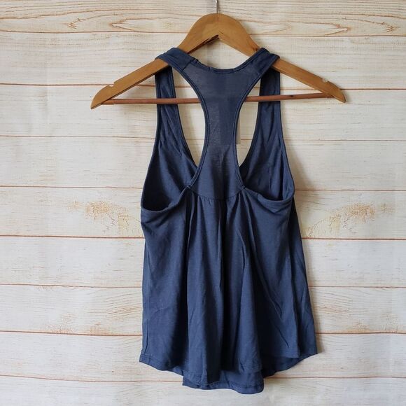 Eberjey Racerback Tank Top with Built-in Shelf Bra in Heather Women's Size Small - Picture 6 of 10